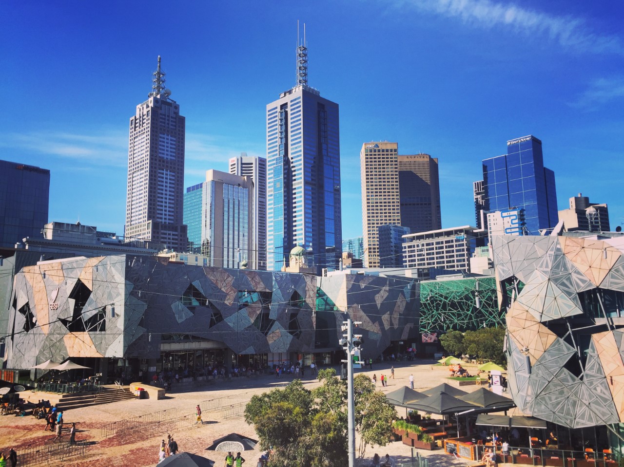 Federation Sq, Melbourne, Aus
